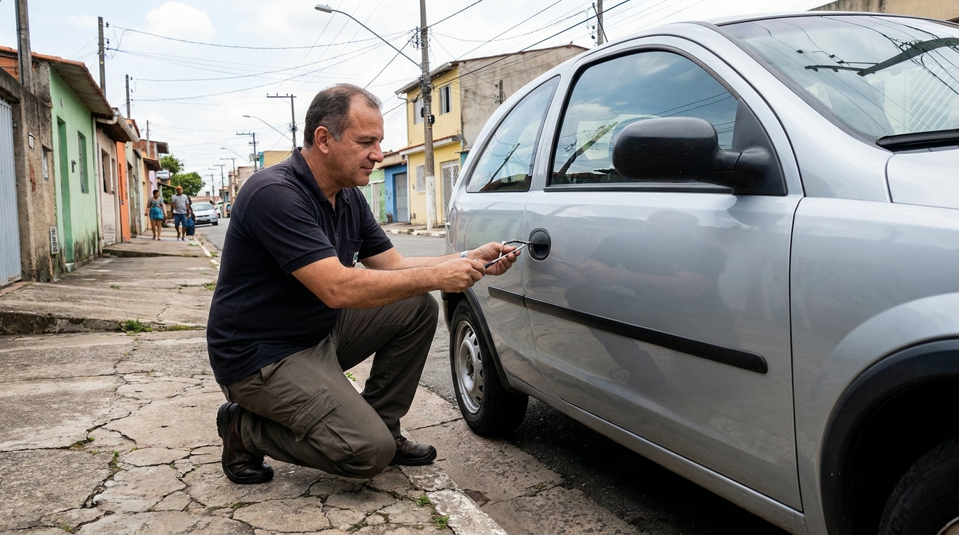 Abertura de carro sem danos por chaveiro em Curitiba‑PR